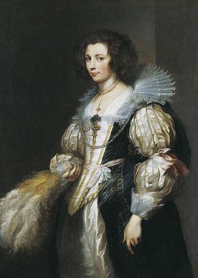 Anthony Van Dyck Portrat der Marie-Louise de Tassis Sweden oil painting art
